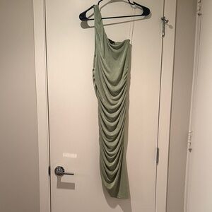 Fiestar Sage One-Shoulder Dress size M